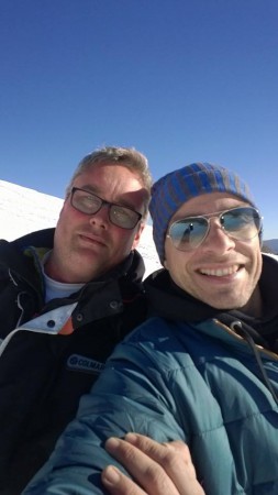 CRISTIANO E DANIELE SUL MONTE VETTORE (AP)